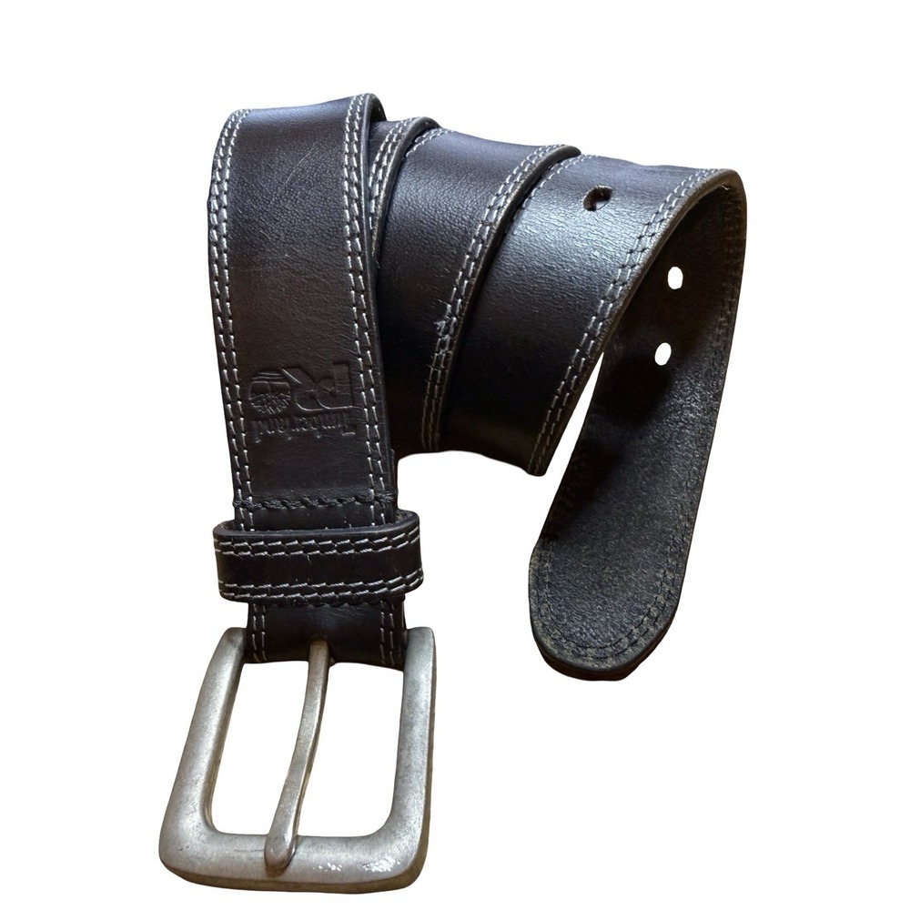Timberland PRO Men's Genuine Leather Belt Heavy Duty Casual Durable‎ black 38